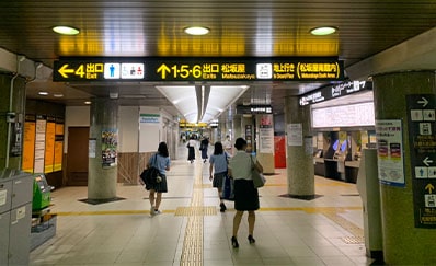 矢場町駅からのアクセス