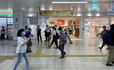 高槻駅（JR）からのアクセス