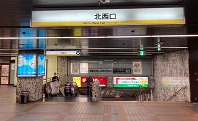 堺東駅（北西口）からのアクセス